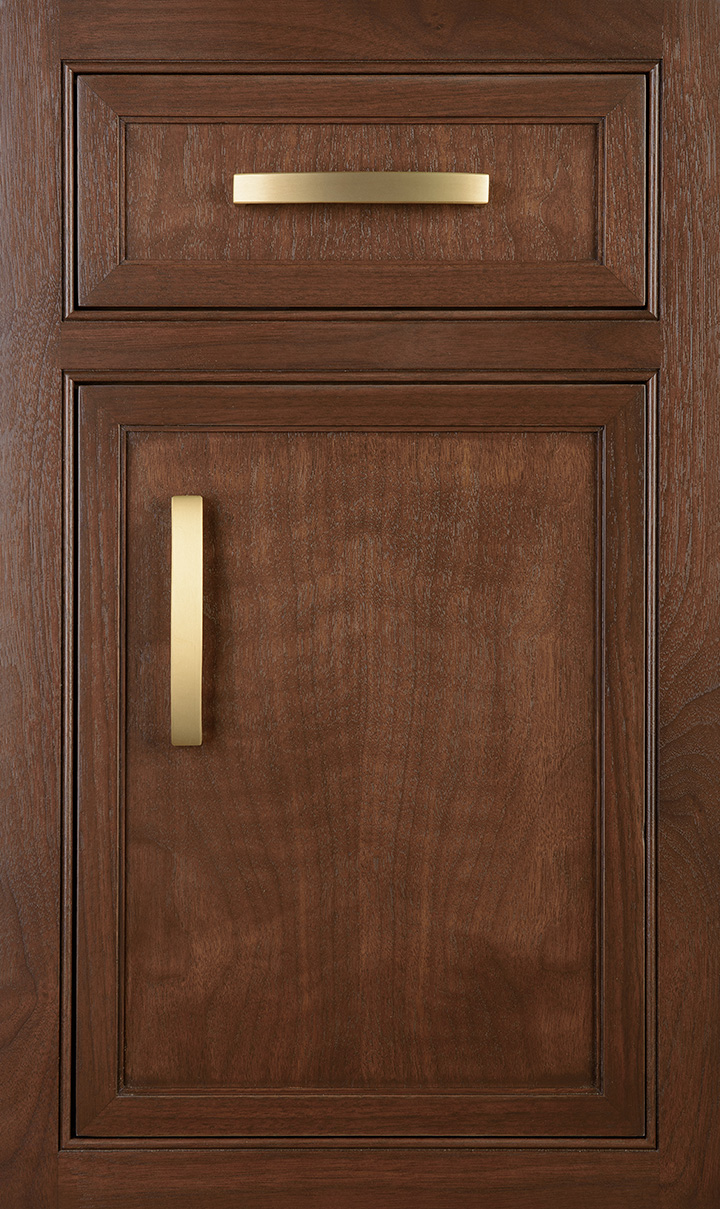 Brookside Flush Inset Maple Wood Cabinet In Cocoa