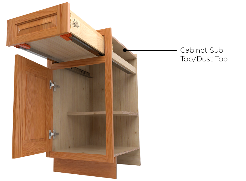 Cabinet Construction Sub Top 850 625
